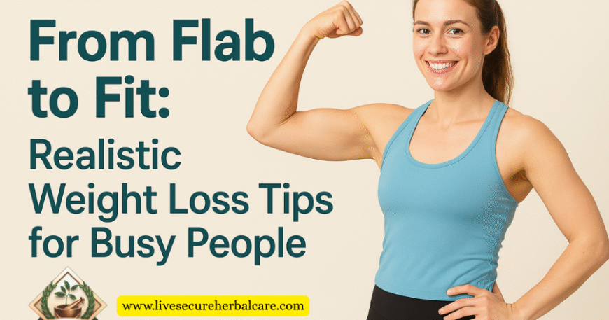 From Flab to Fit Realistic Weight Loss Tips for Busy People