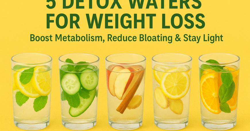 5 Detox Waters for Weight Loss